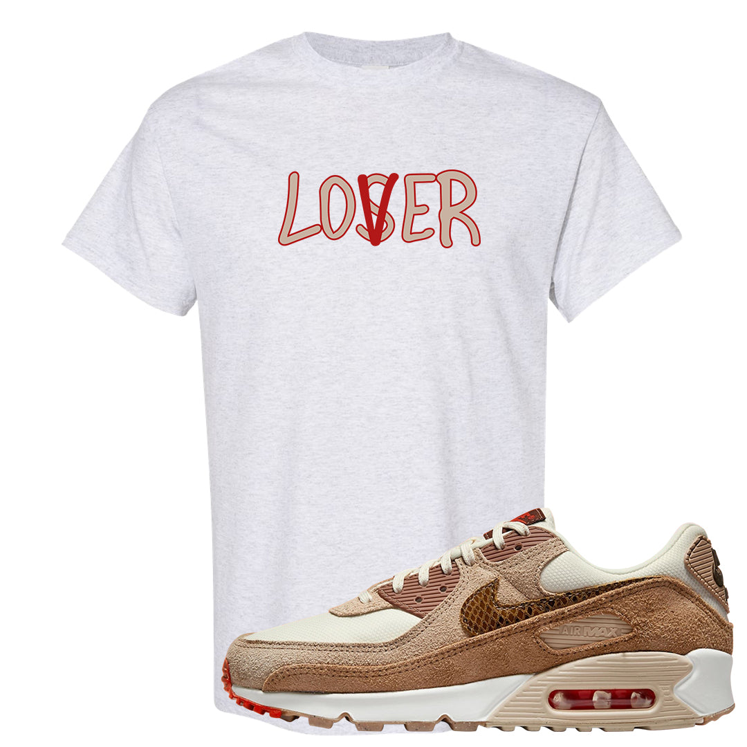 Pale Ivory Picante Red 90s T Shirt | Lover, Ash