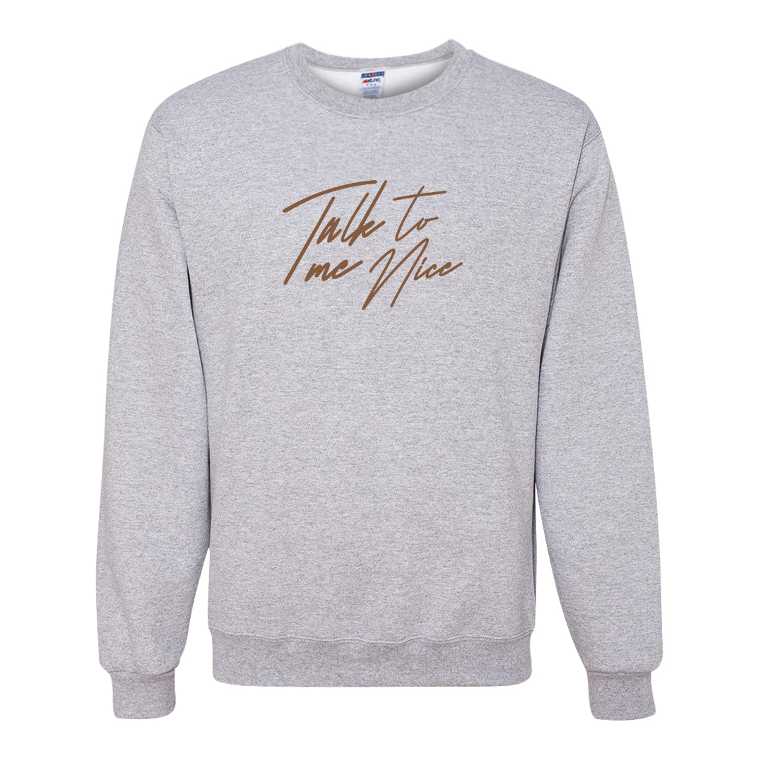 Pale Ivory Picante Red 90s Crewneck Sweatshirt | Talk To Me Nice, Ash