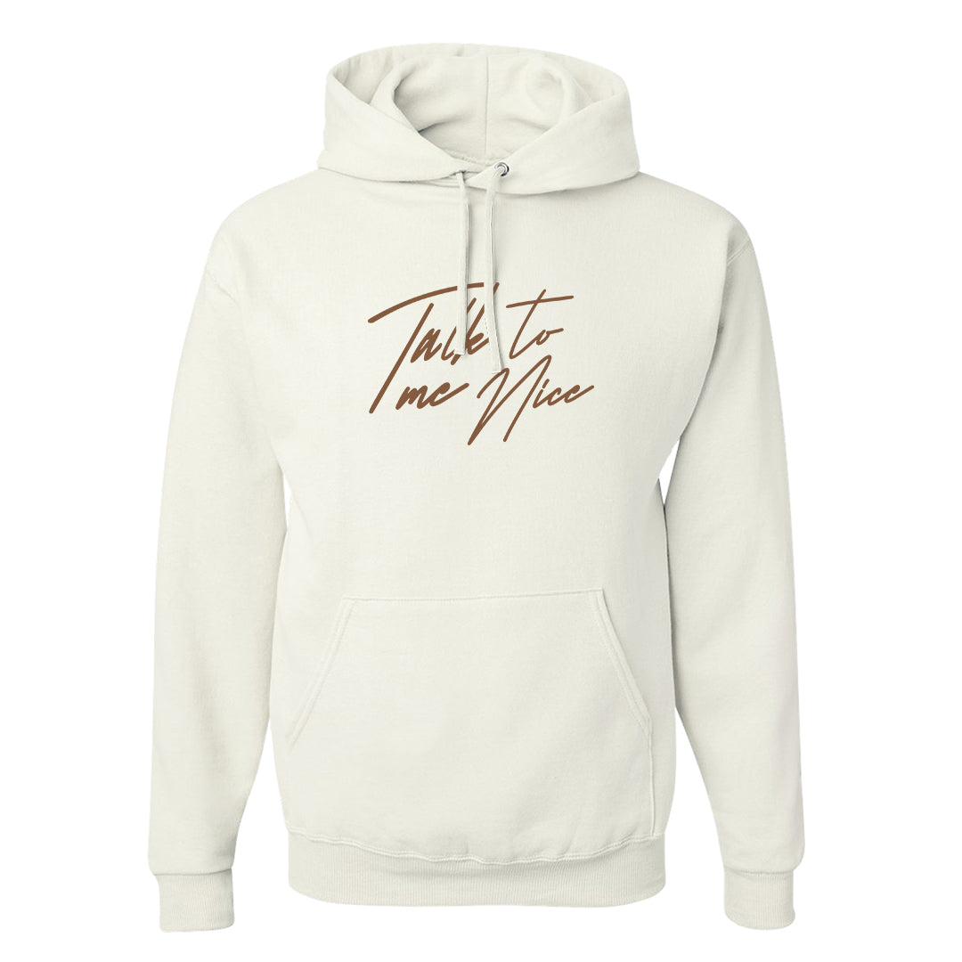 Pale Ivory Picante Red 90s Hoodie | Talk To Me Nice, White