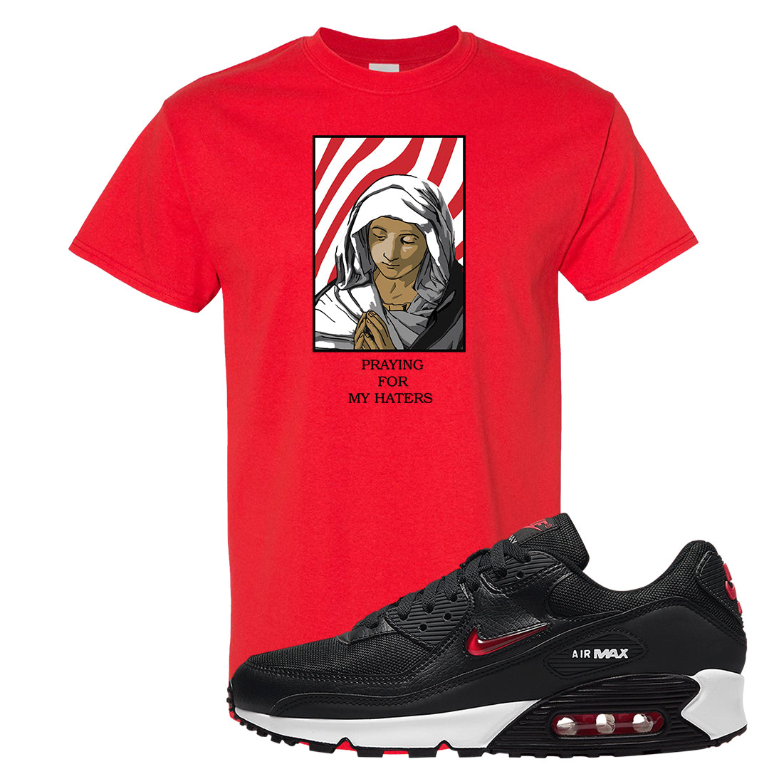 Jewel Bred 90s T Shirt | God Told Me, Red