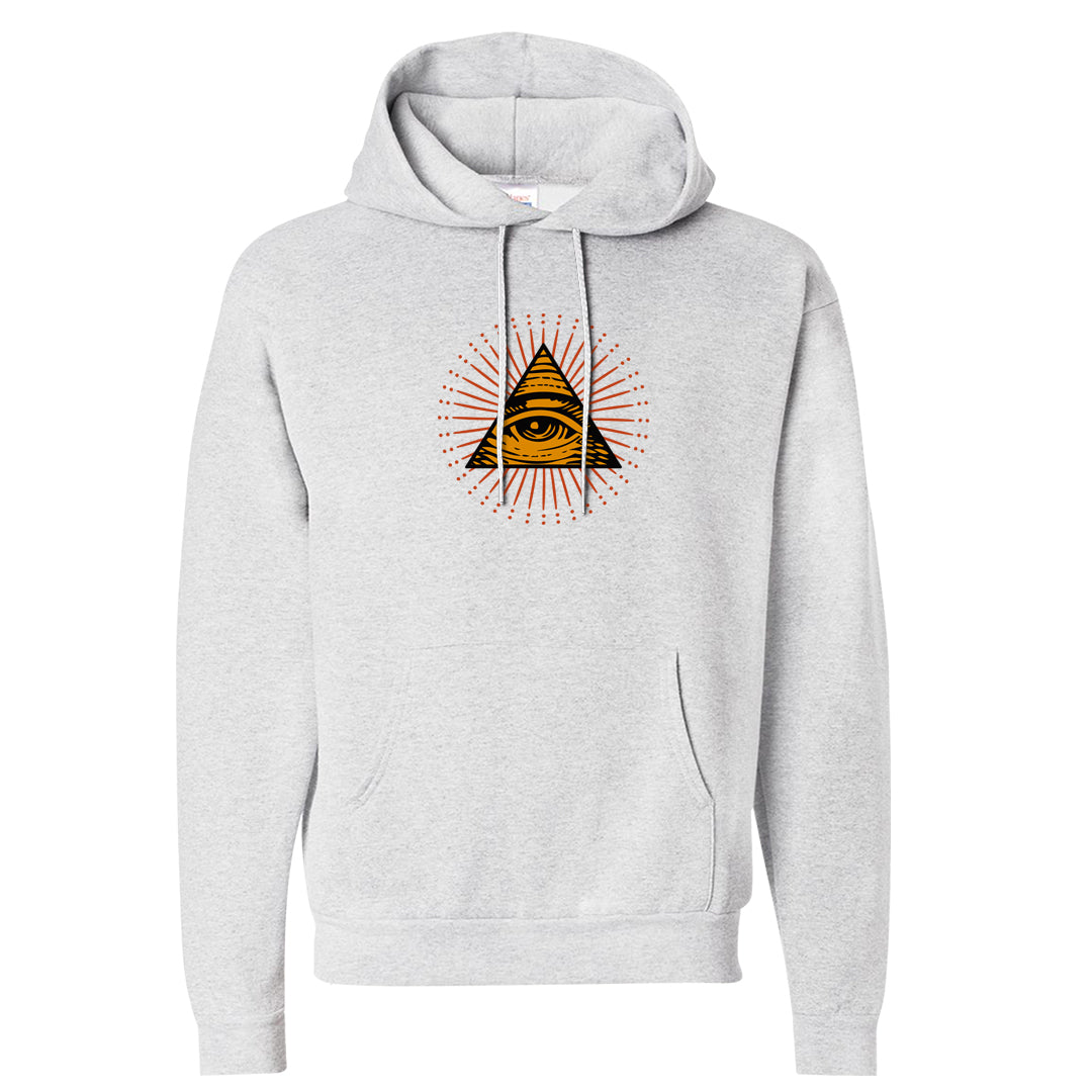 Pressure Gauge 90s Hoodie | All Seeing Eye, Ash