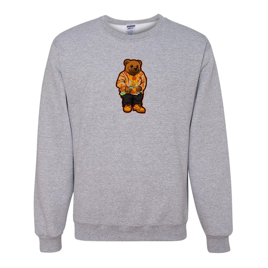 Pressure Gauge 90s Crewneck Sweatshirt | Sweater Bear, Ash