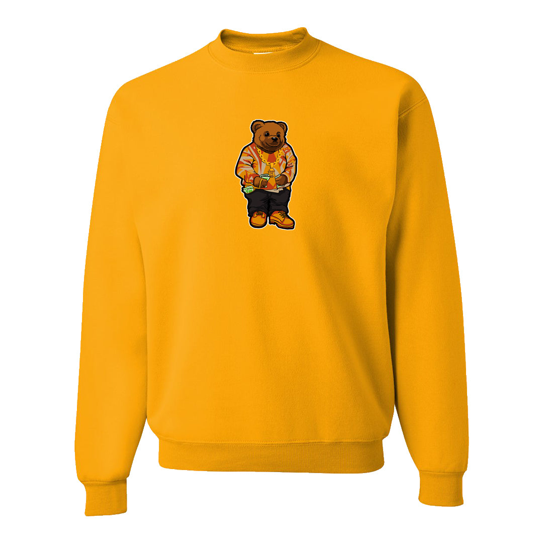 Pressure Gauge 90s Crewneck Sweatshirt | Sweater Bear, Gold