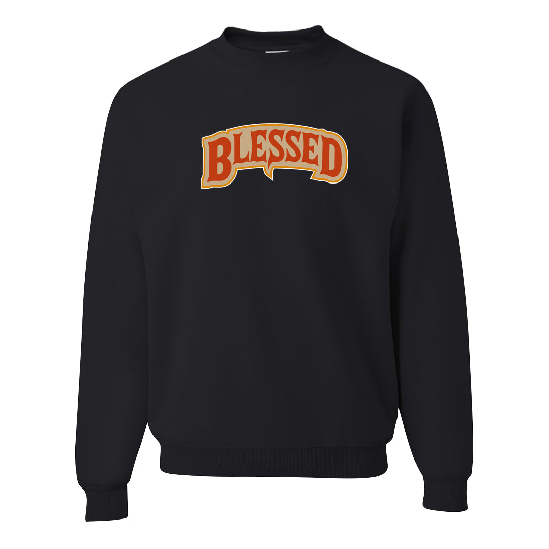 Pressure Gauge 90s Crewneck Sweatshirt | Blessed Arch, Black