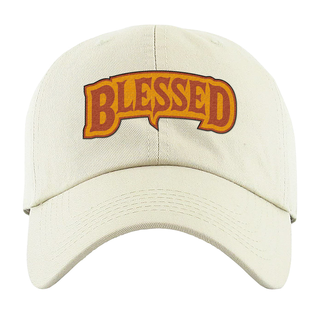 Pressure Gauge 90s Dad Hat | Blessed Arch, White