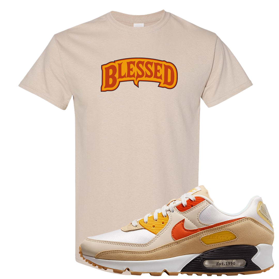 Pressure Gauge 90s T Shirt | Blessed Arch, Sand