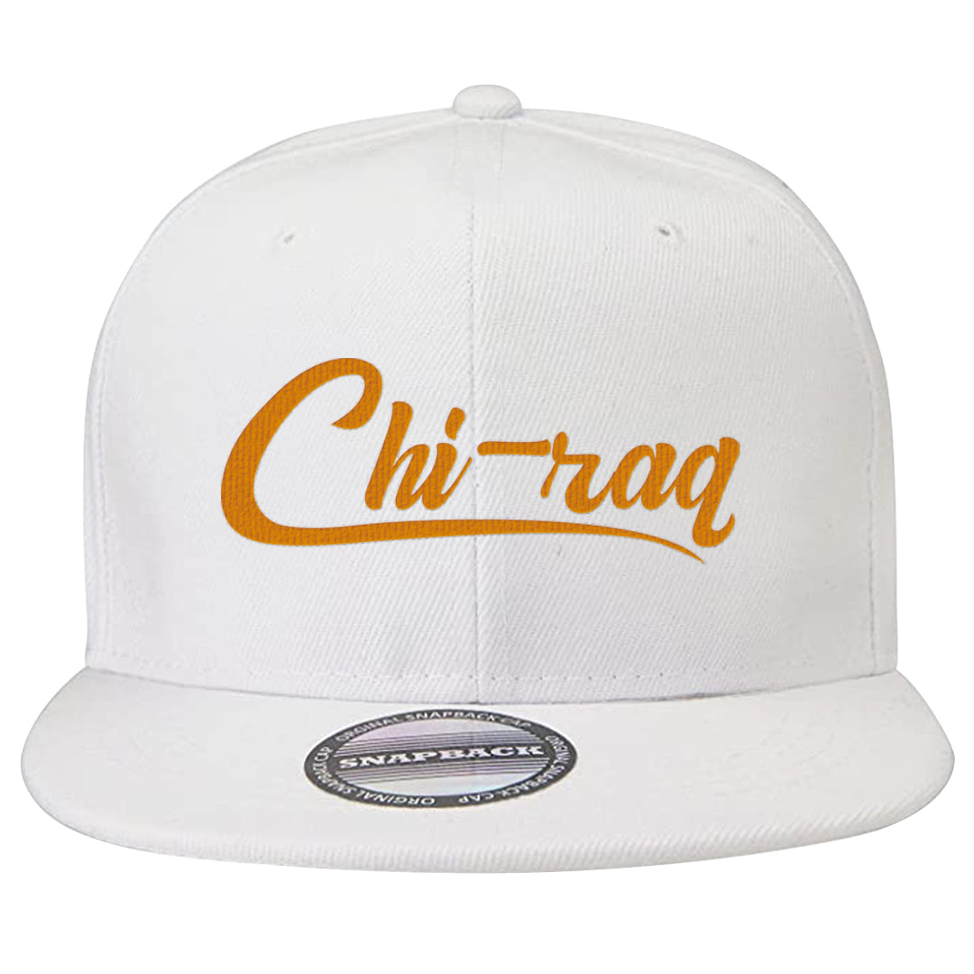 Pressure Gauge 90s Snapback Hat | Chiraq, White