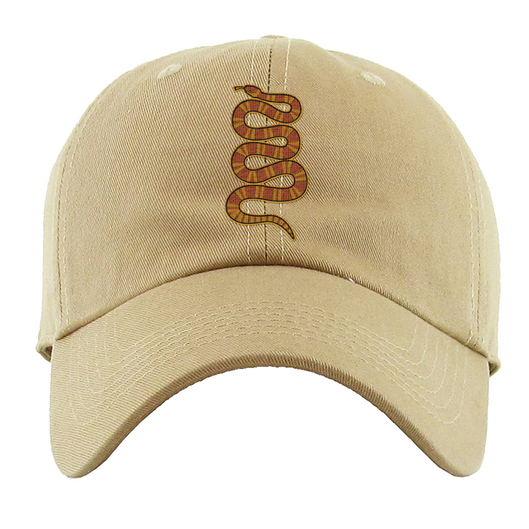 Pressure Gauge 90s Dad Hat | Coiled Snake, Khaki