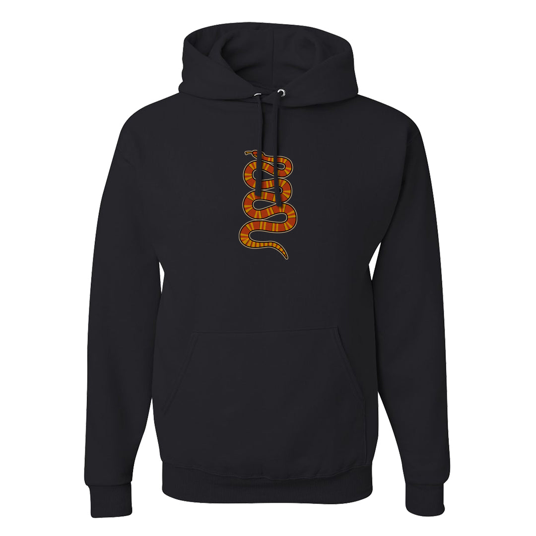 Pressure Gauge 90s Hoodie | Coiled Snake, Black