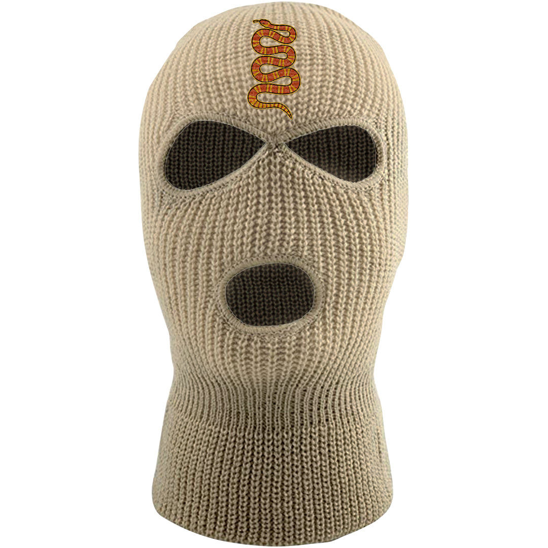 Pressure Gauge 90s Ski Mask | Coiled Snake, Khaki