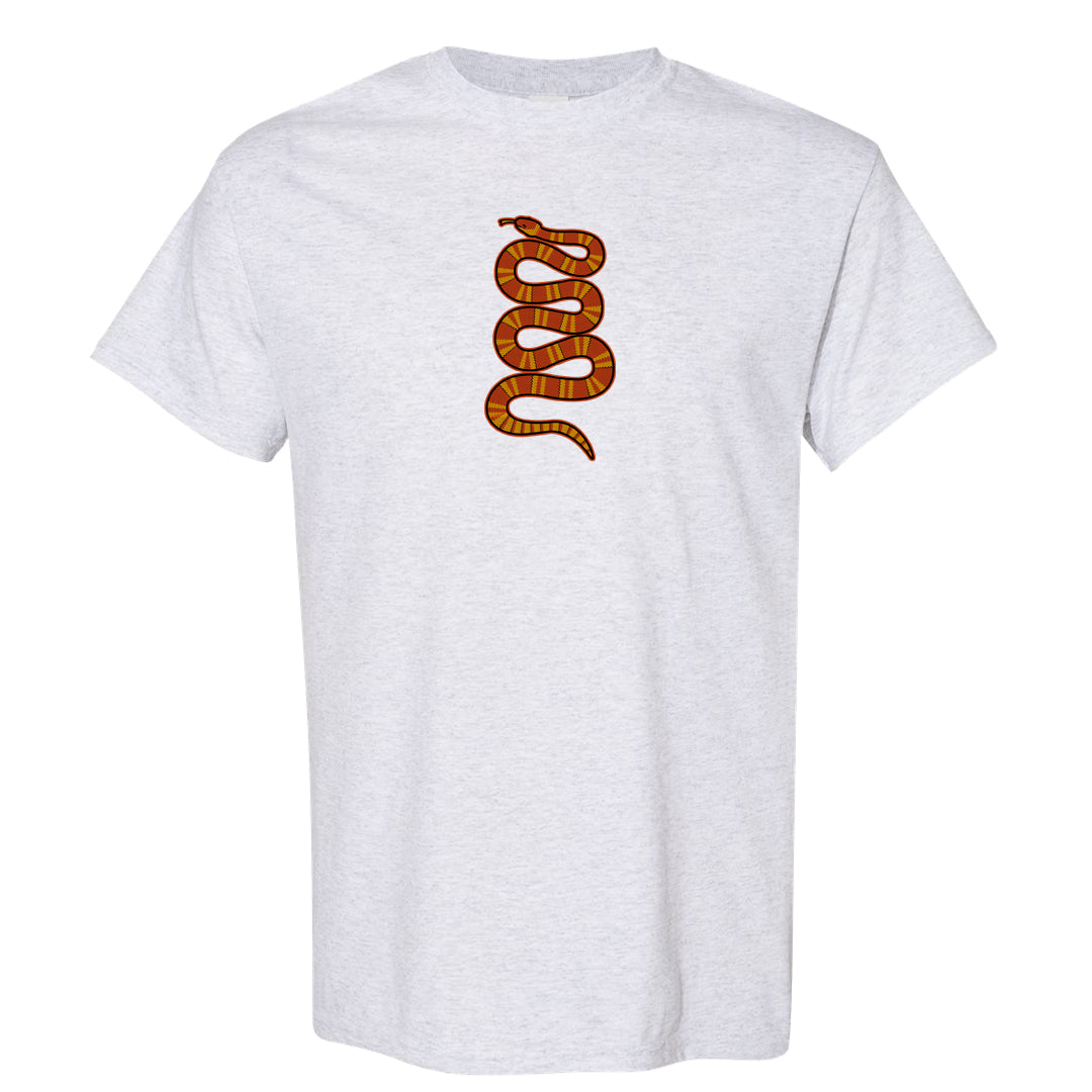 Pressure Gauge 90s T Shirt | Coiled Snake, Ash