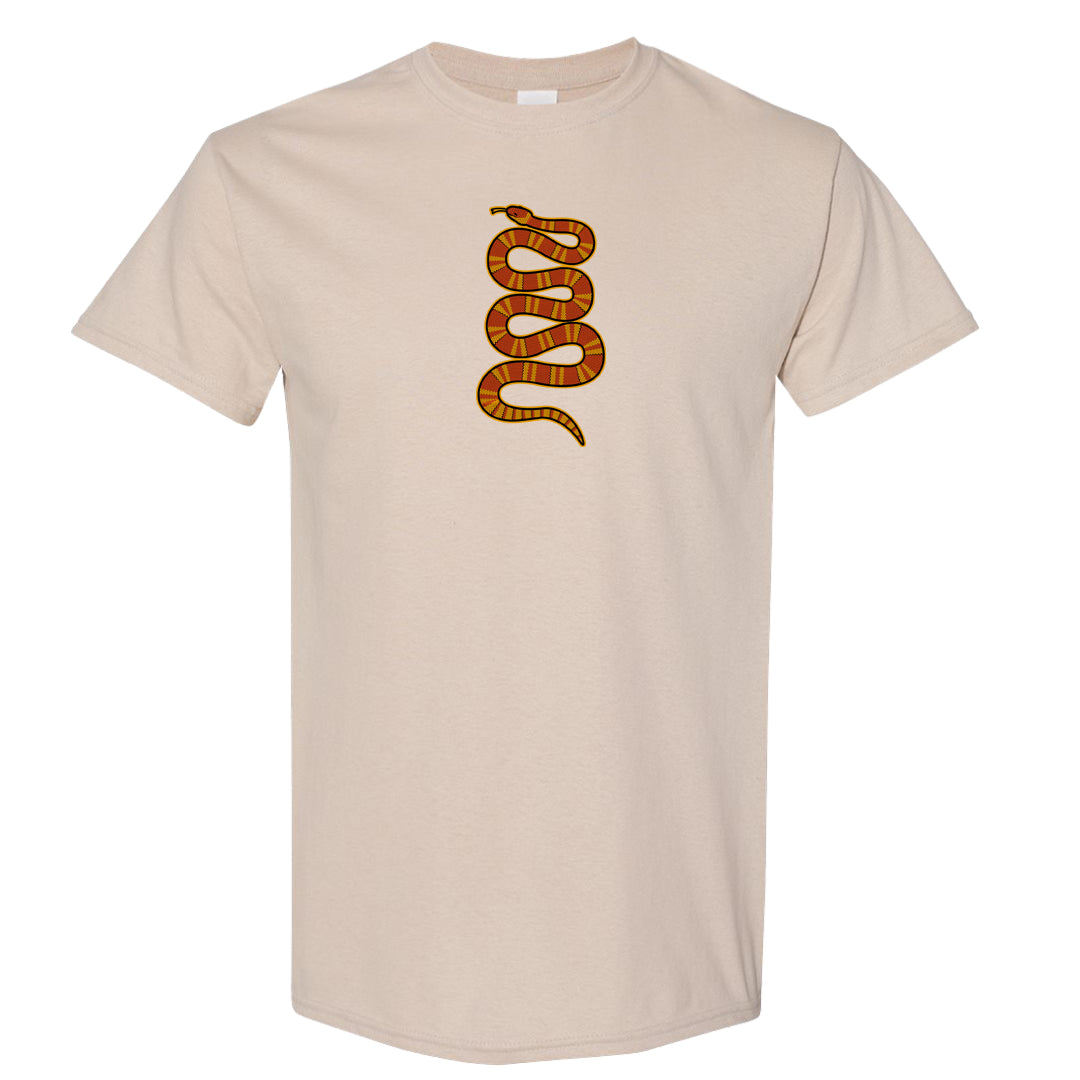 Pressure Gauge 90s T Shirt | Coiled Snake, Sand