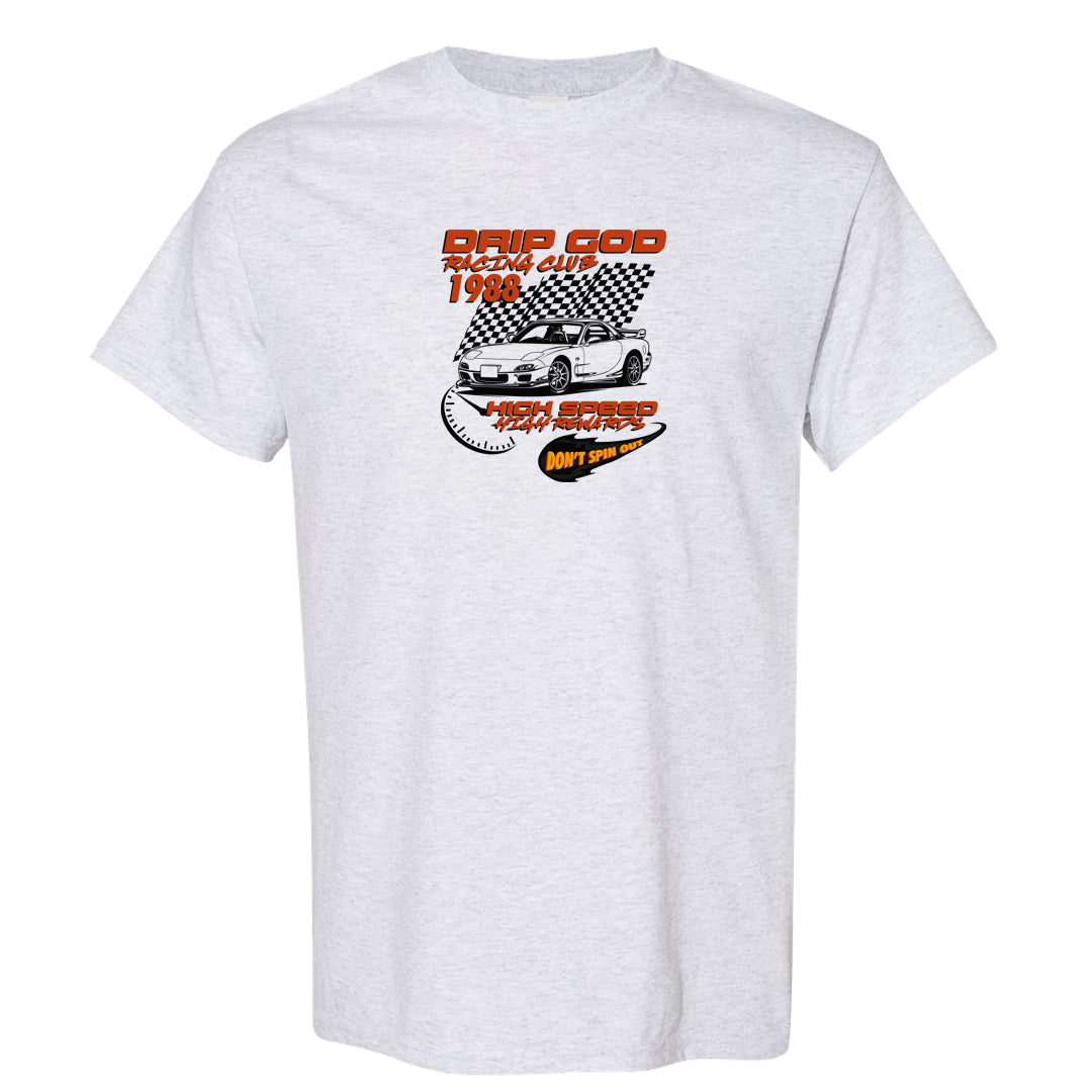 Pressure Gauge 90s T Shirt | Drip God Racing Club, Ash
