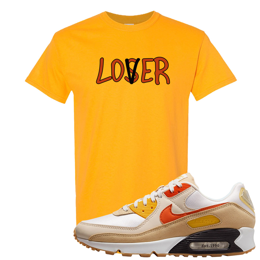 Pressure Gauge 90s T Shirt | Lover, Gold