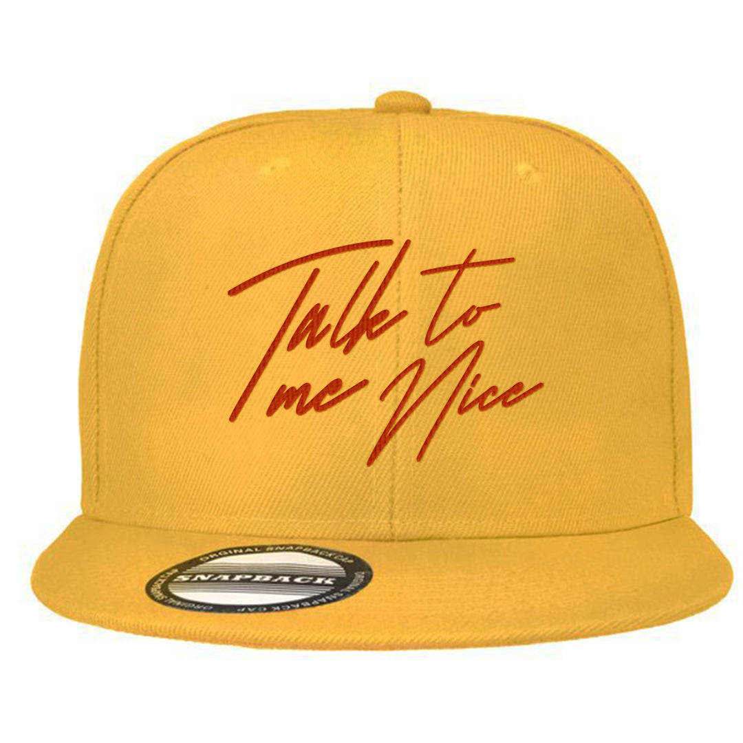 Pressure Gauge 90s Snapback Hat | Talk To Me Nice, Gold