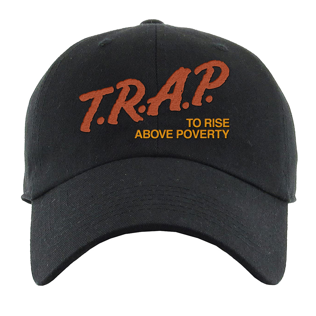 Pressure Gauge 90s Dad Hat | Trap To Rise Above Poverty, Black