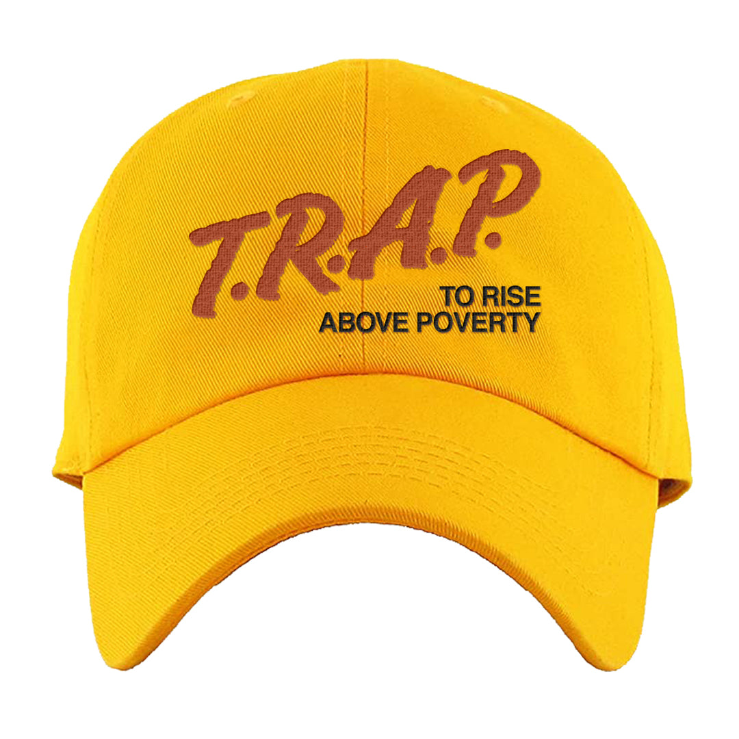 Pressure Gauge 90s Dad Hat | Trap To Rise Above Poverty, Gold