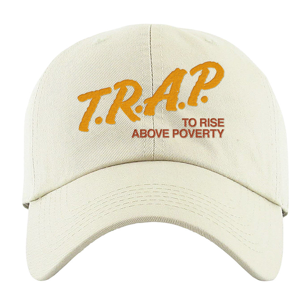 Pressure Gauge 90s Dad Hat | Trap To Rise Above Poverty, White