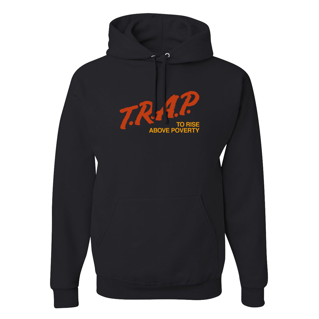 Pressure Gauge 90s Hoodie | Trap To Rise Above Poverty, Black