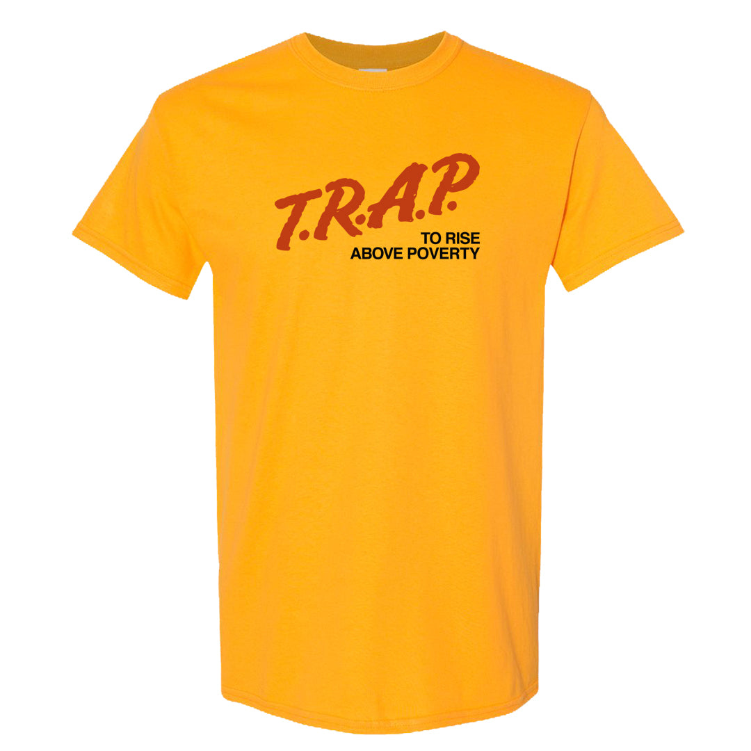 Pressure Gauge 90s T Shirt | Trap To Rise Above Poverty, Gold