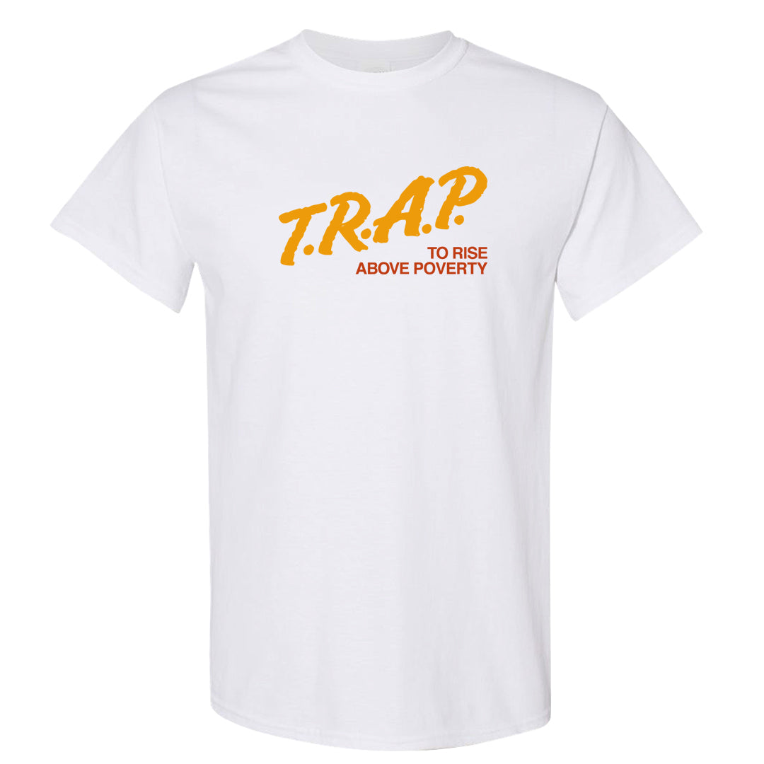 Pressure Gauge 90s T Shirt | Trap To Rise Above Poverty, White