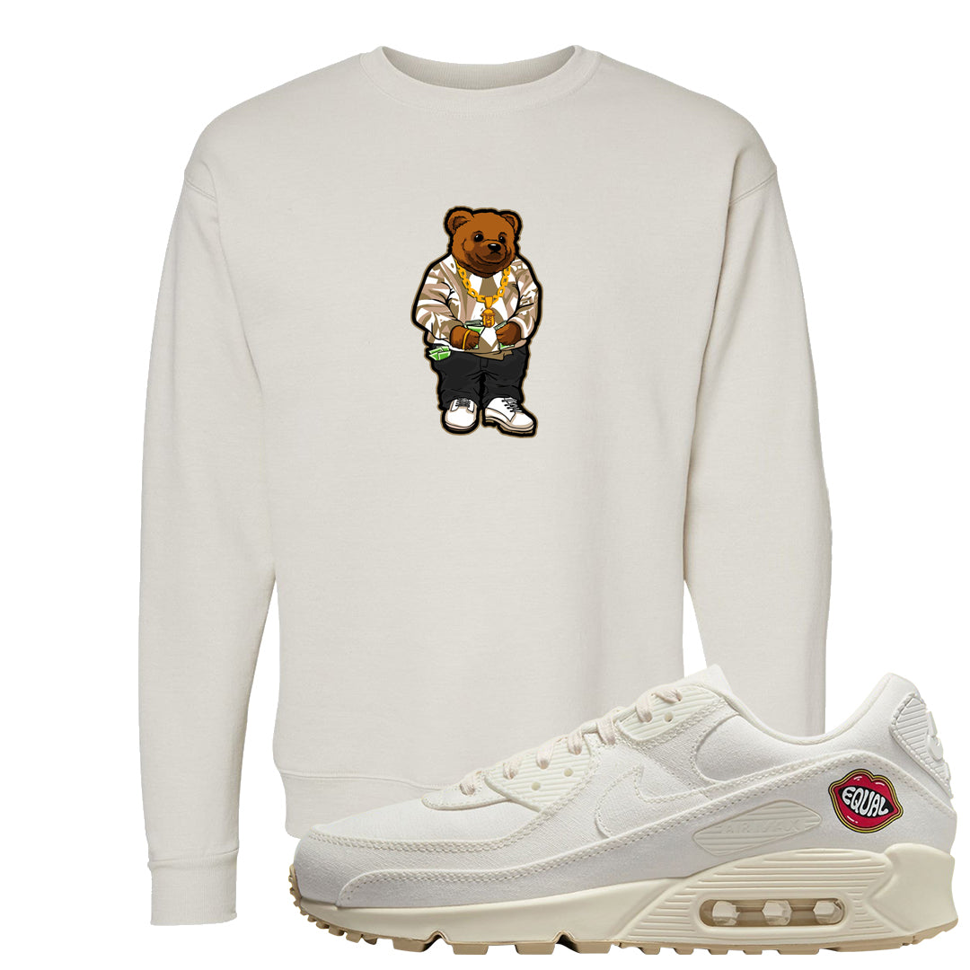 The Future Is Equal 90s Crewneck Sweatshirt | Sweater Bear, Sand