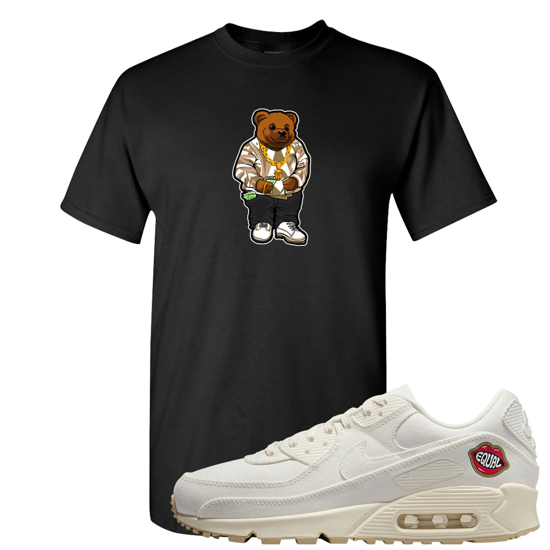 The Future Is Equal 90s T Shirt | Sweater Bear, Black