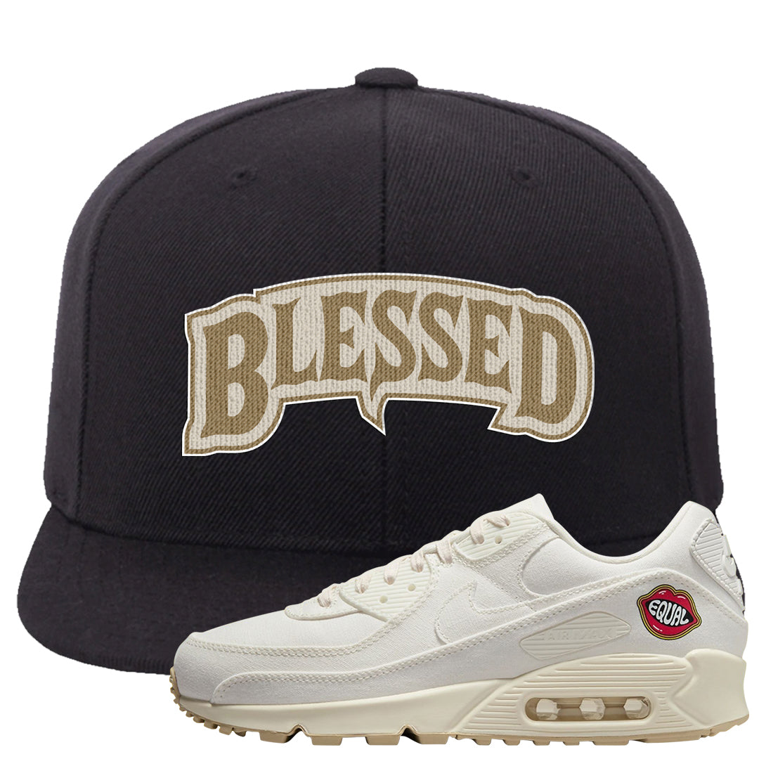 The Future Is Equal 90s Snapback Hat | Blessed Arch, Black