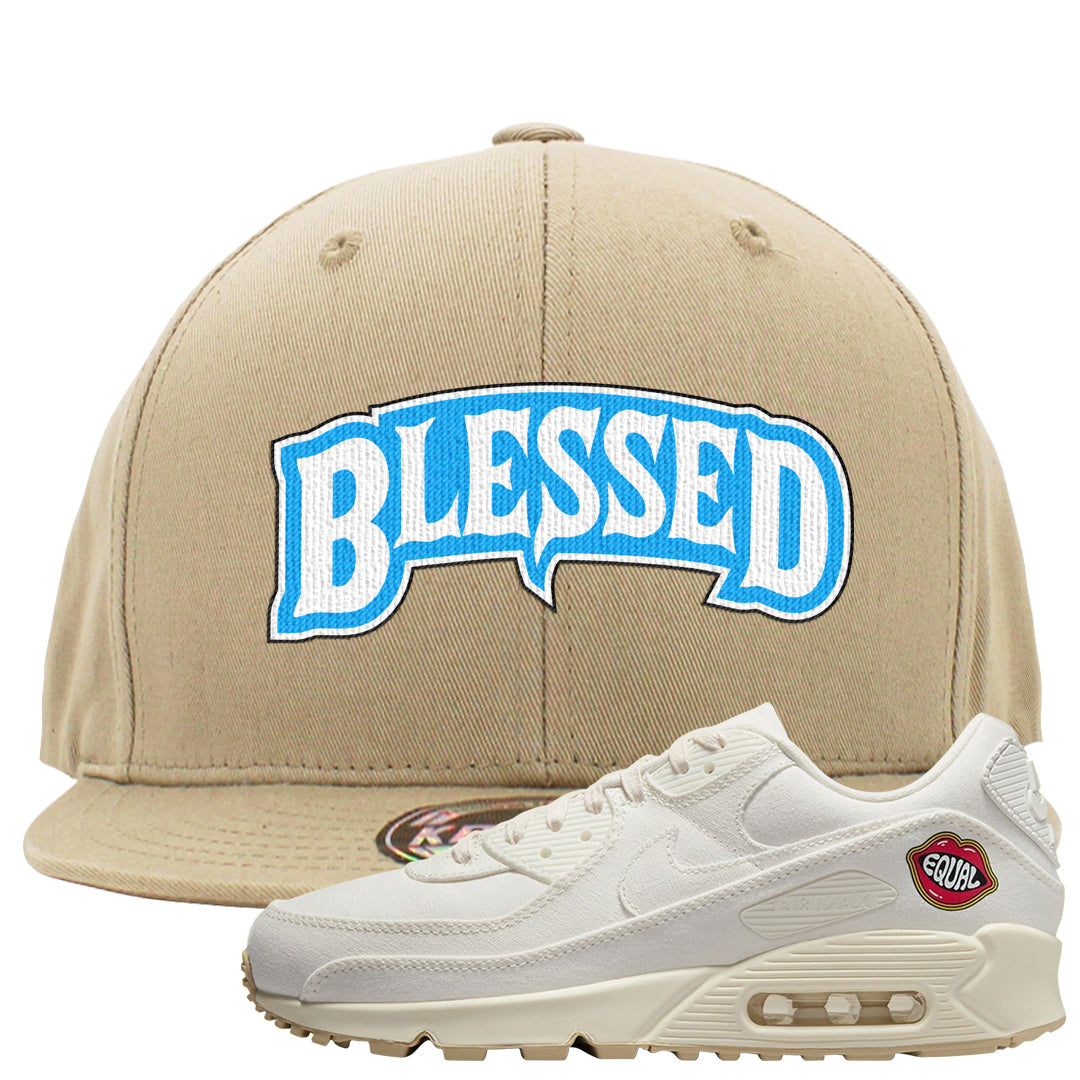 The Future Is Equal 90s Snapback Hat | Blessed Arch, Khaki