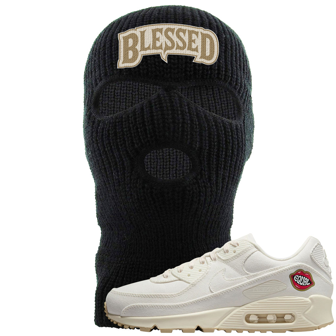 The Future Is Equal 90s Ski Mask | Blessed Arch, Black