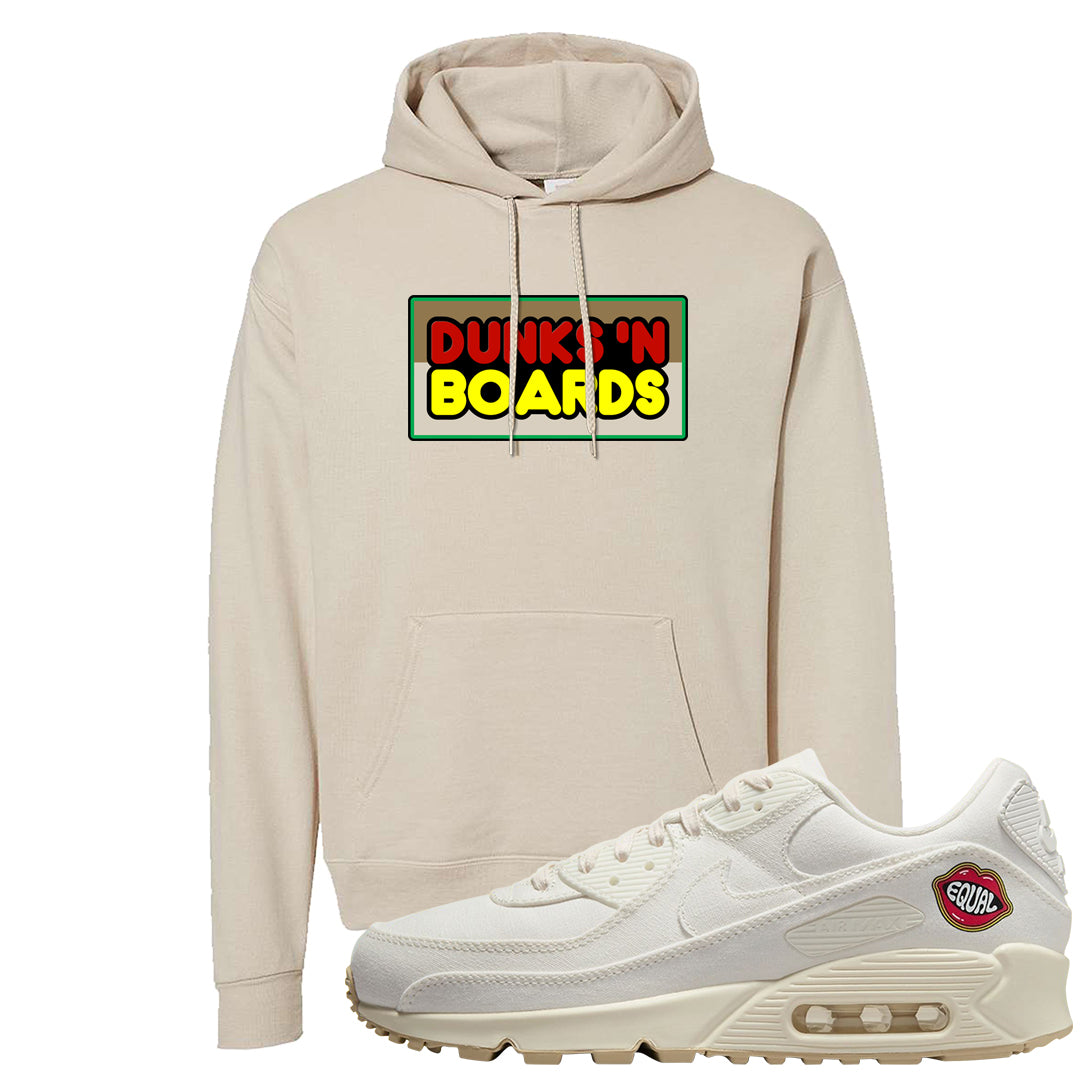 The Future Is Equal 90s Hoodie | Dunks N Boards, Sand