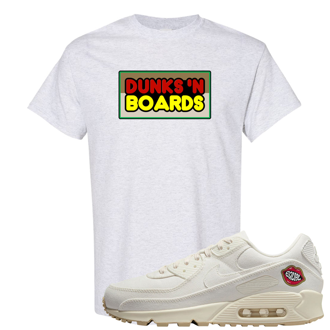 The Future Is Equal 90s T Shirt | Dunks N Boards, Ash