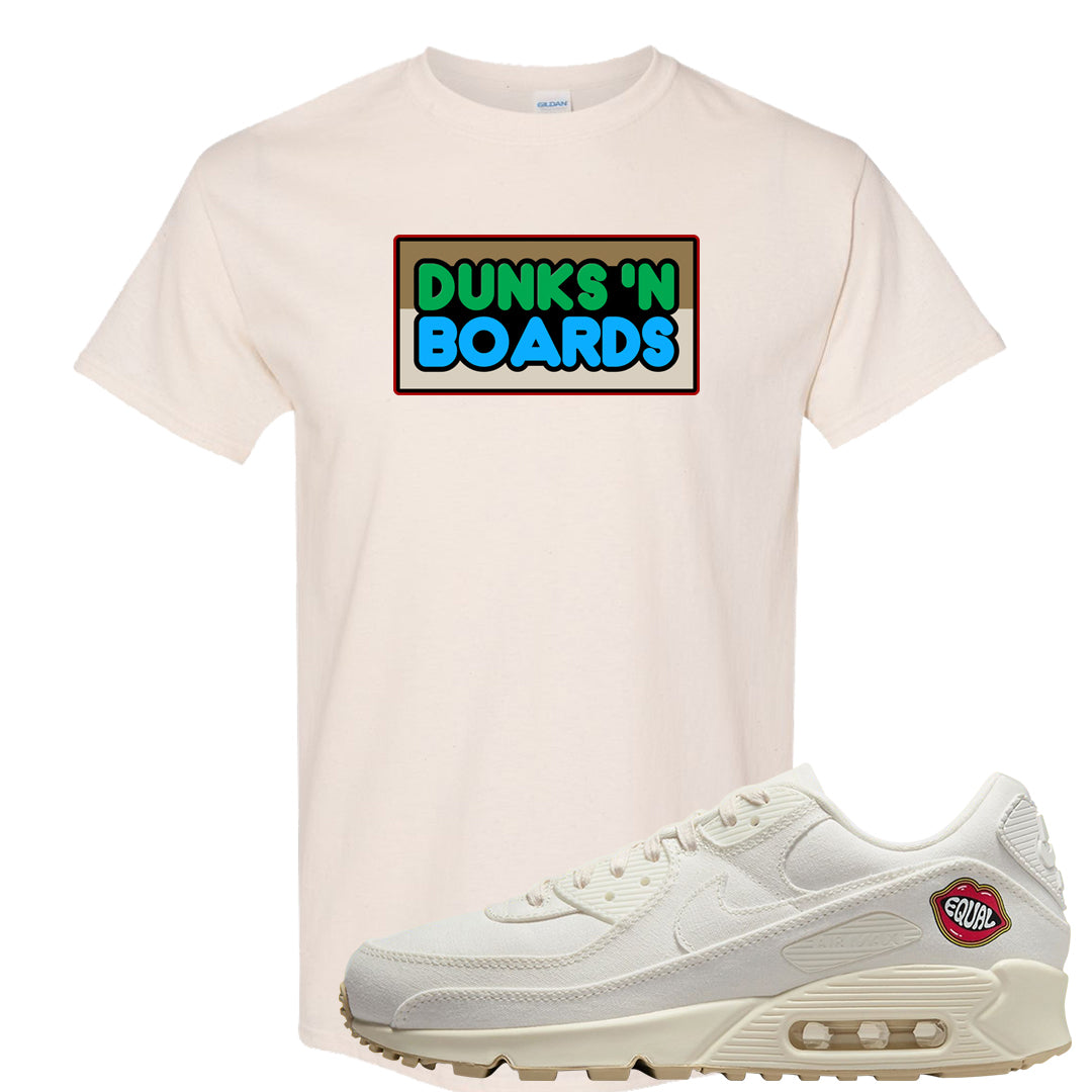 The Future Is Equal 90s T Shirt | Dunks N Boards, Natural
