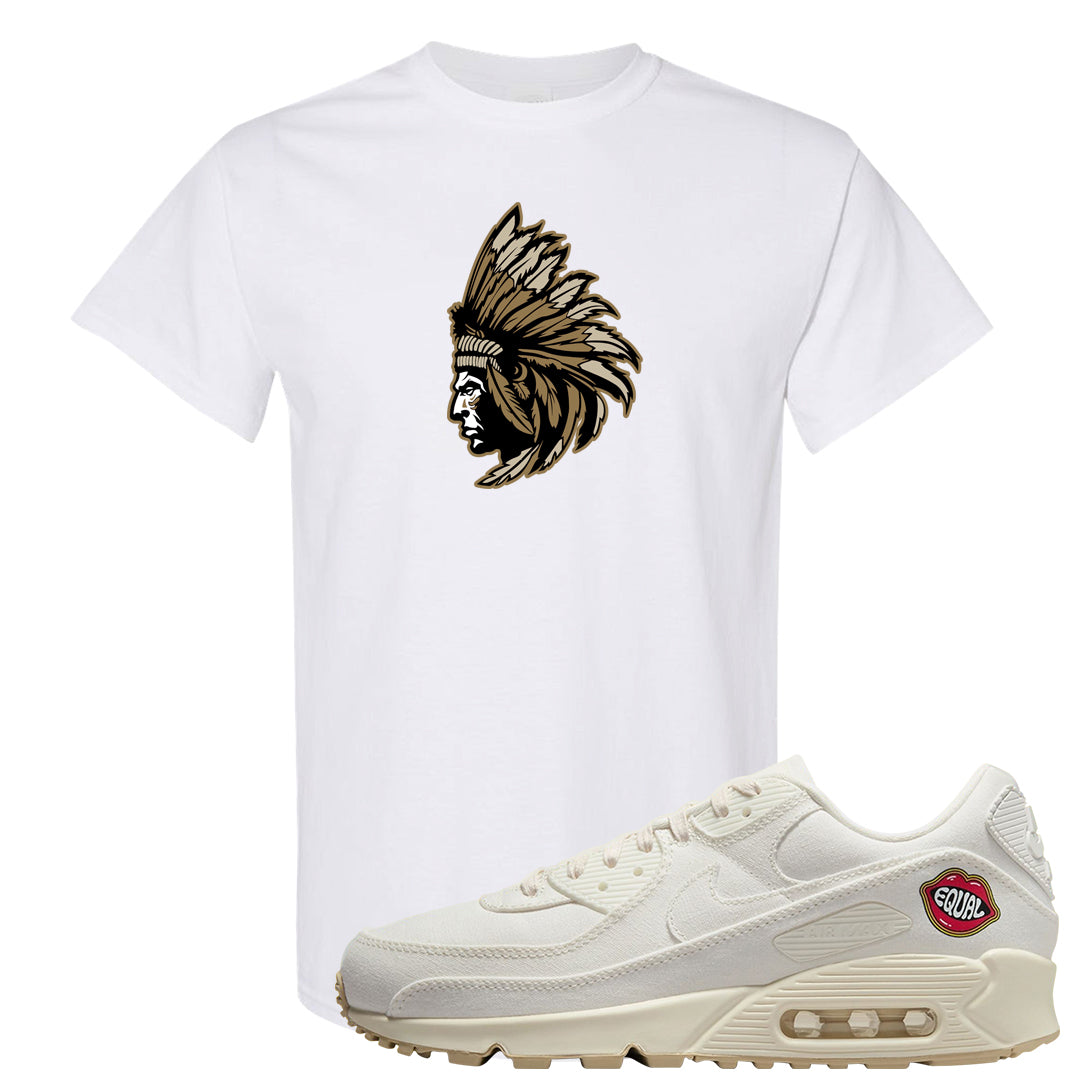 The Future Is Equal 90s T Shirt | Indian Chief, White