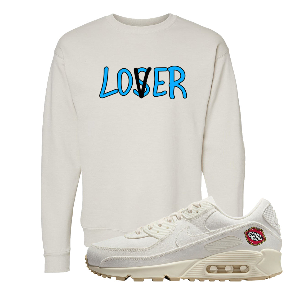 The Future Is Equal 90s Crewneck Sweatshirt | Lover, Sand