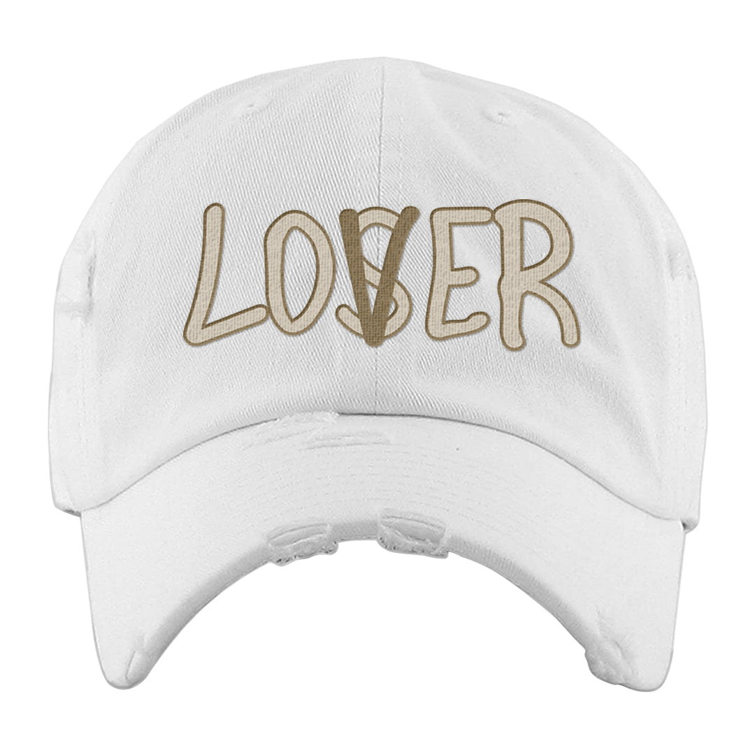 The Future Is Equal 90s Distressed Dad Hat | Lover, White