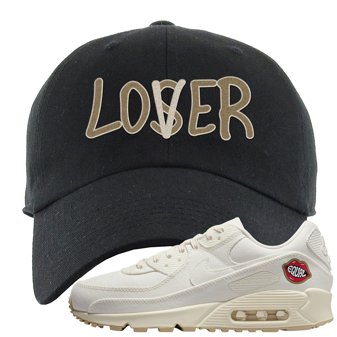 The Future Is Equal 90s Dad Hat | Lover, Black