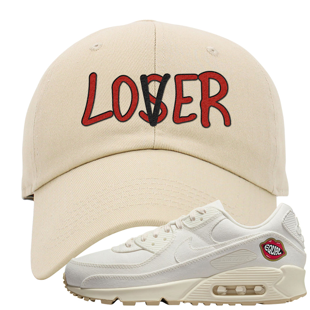 The Future Is Equal 90s Dad Hat | Lover, Ivory