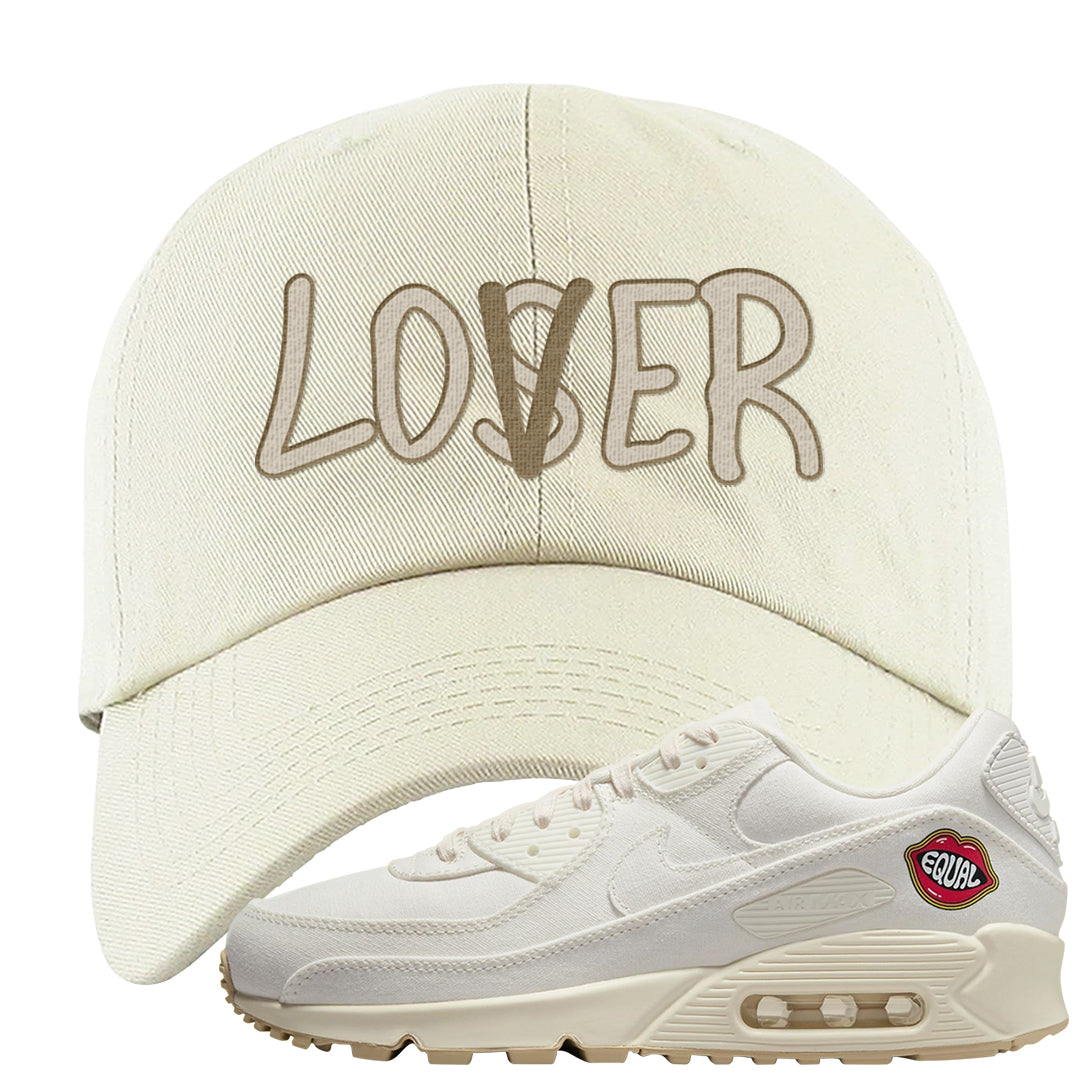 The Future Is Equal 90s Dad Hat | Lover, White