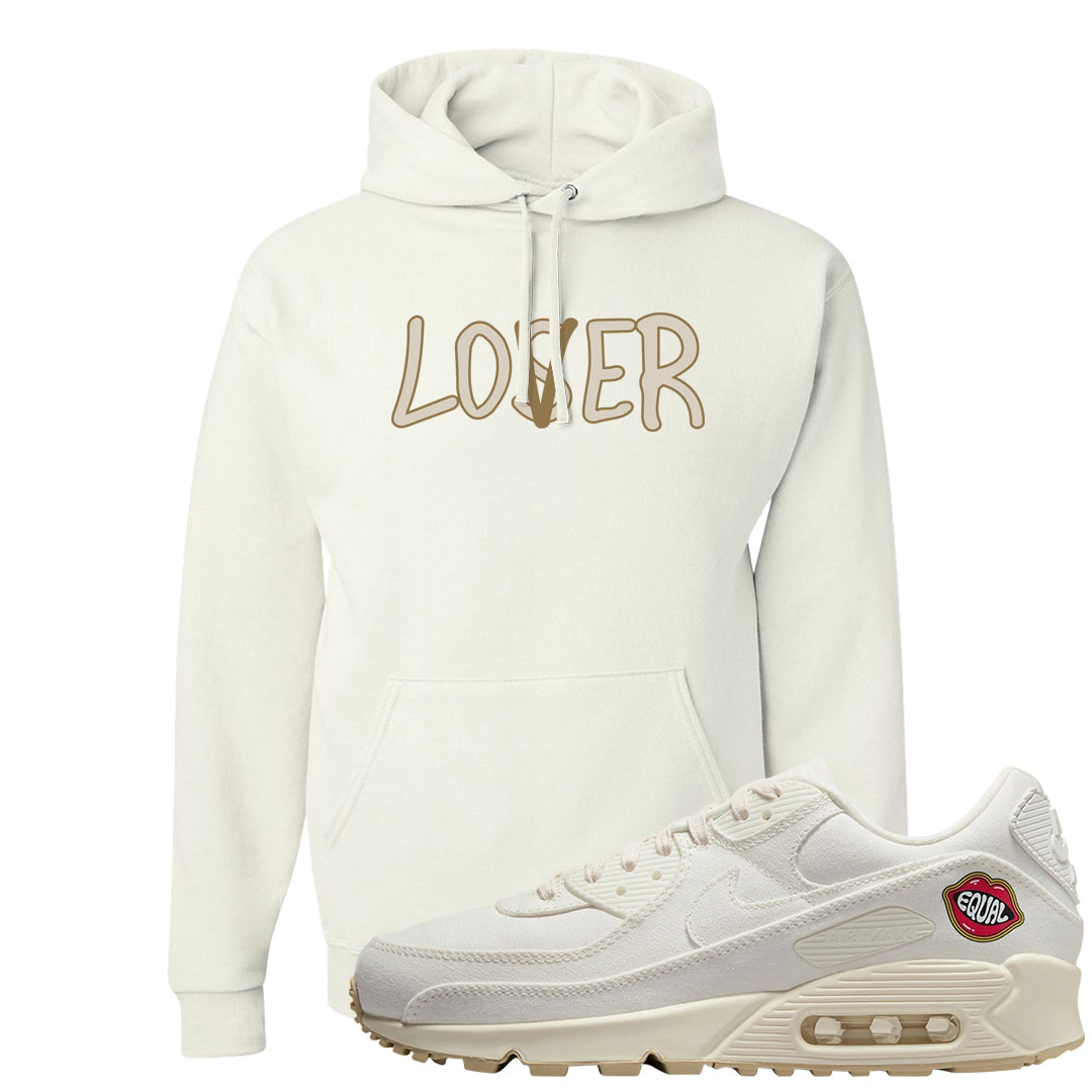 The Future Is Equal 90s Hoodie | Lover, White