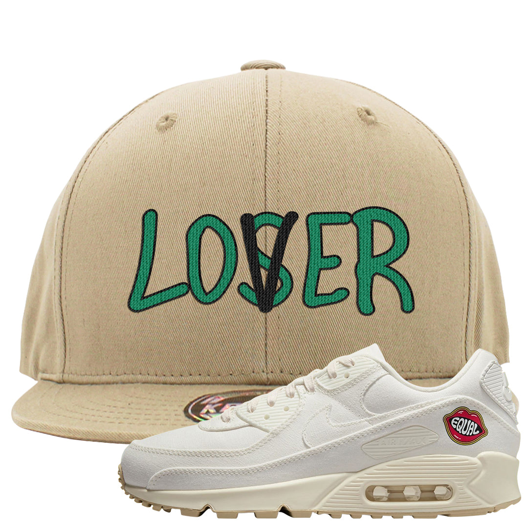 The Future Is Equal 90s Snapback Hat | Lover, Khaki