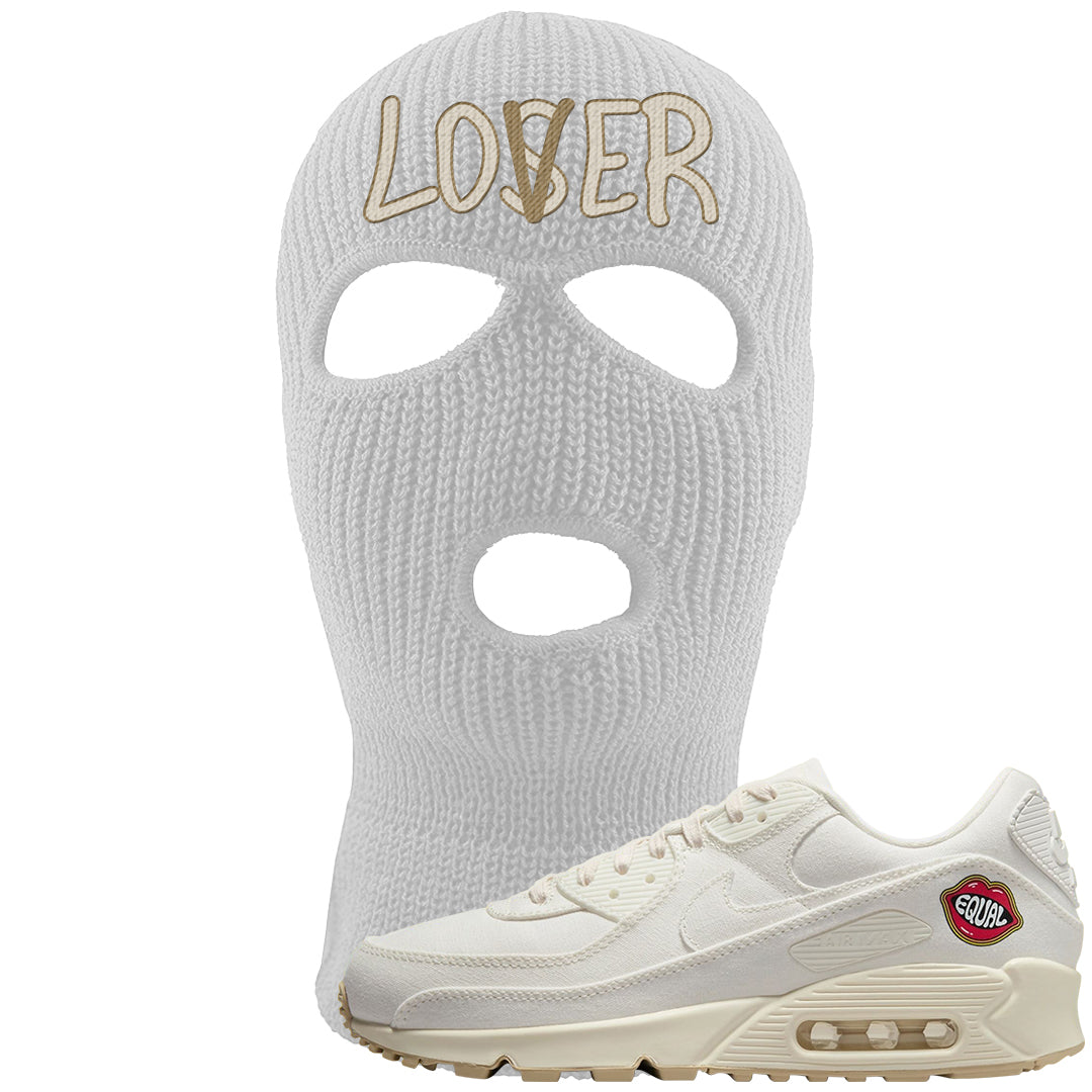 The Future Is Equal 90s Ski Mask | Lover, White