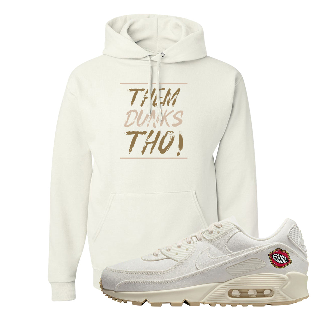 The Future Is Equal 90s Hoodie | Them Dunks Tho, White