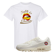 The Future Is Equal 90s T Shirt | Talk Lips, White