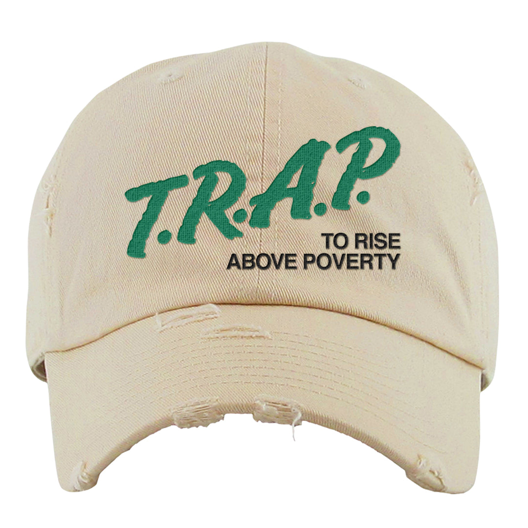 The Future Is Equal 90s Distressed Dad Hat | Trap To Rise Above Poverty, Ivory
