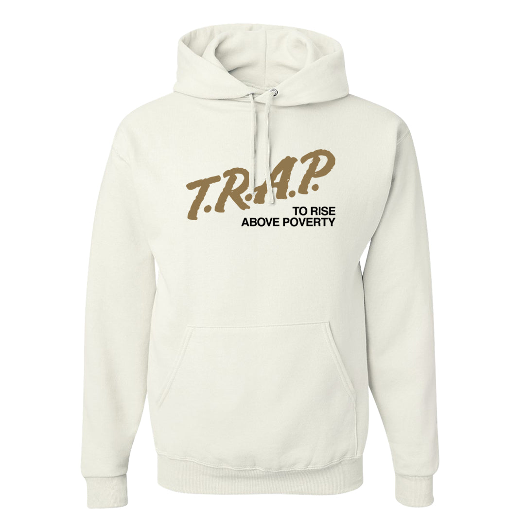 The Future Is Equal 90s Hoodie | Trap To Rise Above Poverty, White