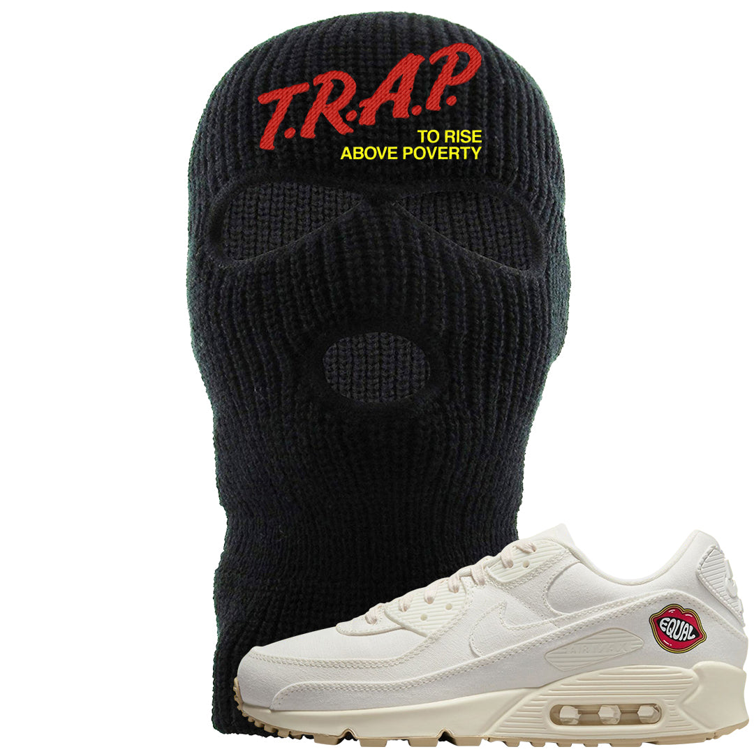 The Future Is Equal 90s Ski Mask | Trap To Rise Above Poverty, Black