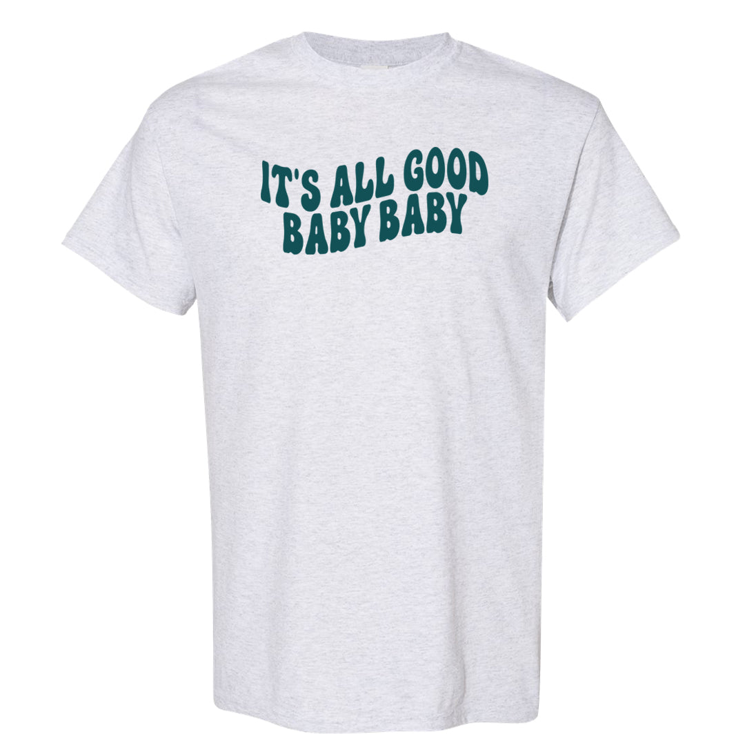 Green Velvet 95s T Shirt | All Good Baby, Ash