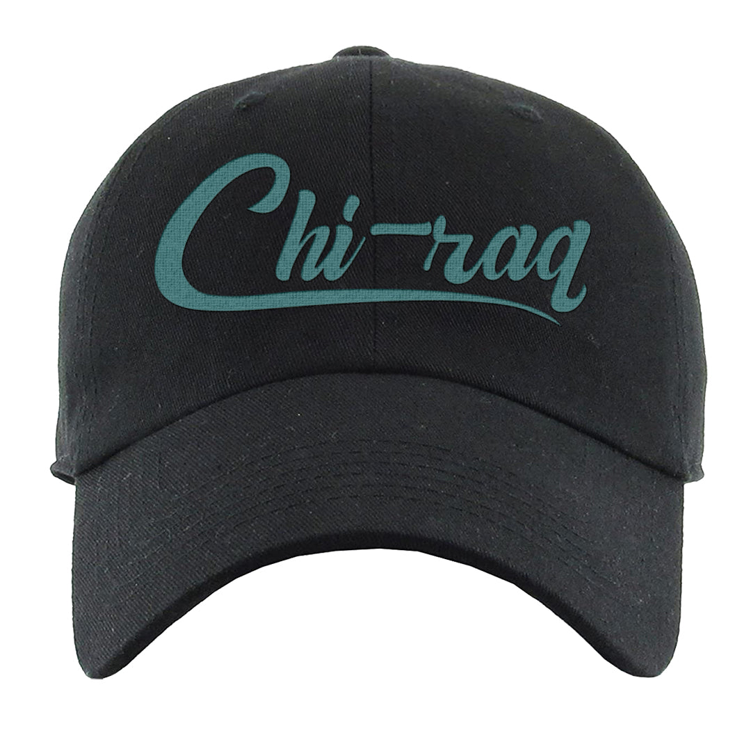 Green Velvet 95s Dad Hat | Chiraq, Black