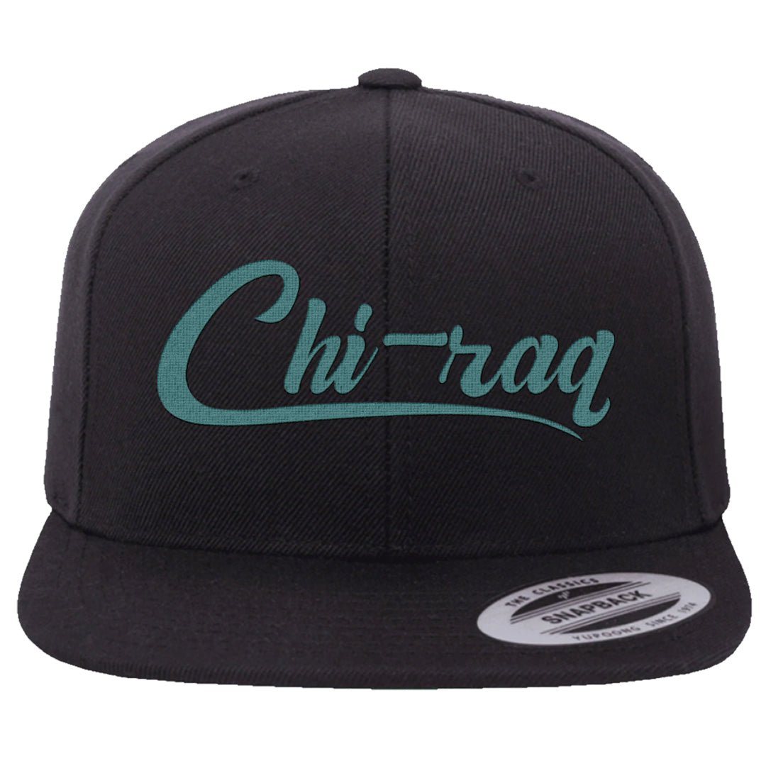 Green Velvet 95s Snapback Hat | Chiraq, Black